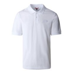 Koszulka turystyczna męska The North Face M Polo Piquet. Białe koszulki polo męskie The North Face, m, bez wzorów, sportowe, bez kołnierzyka, bez ramiączek. W wyprzedaży za 200.55 zł.