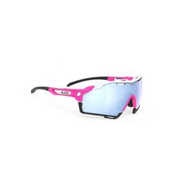 Okulary RUDY PROJECT CUTLINE PINK FLUO MATE C1 - Multilaser ICE. Czerwone okulary przeciwsłoneczne męskie Rudy Project, bez wzorów, sportowe. Za 940.00 zł.