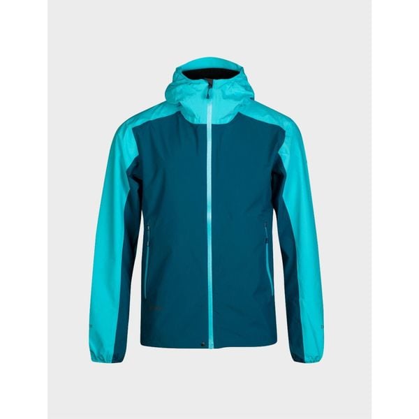 Kurtka przeciwdeszczowa męska Halti Lastu II DX. Niebieskie kurtki męskie Halti, m, bez wzorów, bez ramiączek, bez kaptura. Za 994.99 zł.