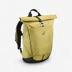 Plecak turystyczny Quechua NH500 Escape Rolltop 16+4 litry. Zielone plecaki męskie QUECHUA, bez wzorów. Za 129.99 zł.