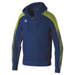 Bluza dresowa z kapturem Erima Evo Star. Niebieskie bluzy z kapturem męskie Erima, bez wzorów, z dresówki, z kapturem. Za 263.00 zł.