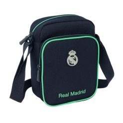 Real Madryt saszetka na ramię mini shoulder bag granatowa. Niebieskie saszetki męskie Real Madrid, bez wzorów, sportowe, na ramię. Za 99.00 zł.