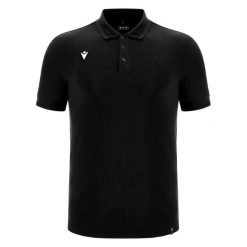 Polo Macron Athleisure SCE Lindos. Czarne koszulki polo męskie Macron, m, bez wzorów, sportowe, bez kołnierzyka, bez ramiączek. W wyprzedaży za 213.00 zł.