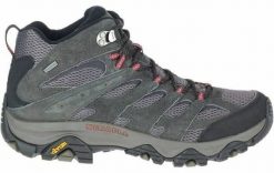 Buty górskie Merrell Moab 3 Mid Gore-Tex Mężczyzna Szary - 46. Szare buty trekkingowe męskie Merrell, bez wzorów, z gore-texu, bez zapięcia, wspinaczkowe, gore-tex. Za 777.91 zł.