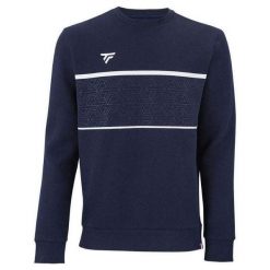 Bluza męska Tecnifibre Team Sweater. Niebieskie bluzy nierozpinane męskie TECNIFIBRE, m, bez wzorów, sportowe, bez ramiączek, bez kaptura. Za 314.00 zł.