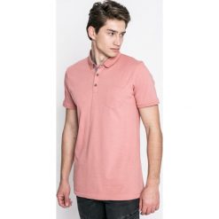 Brave Soul - Polo. Różowe koszulki polo męskie Brave Soul, z bawełny, polo, z krótkim rękawem. W wyprzedaży za 29.90 zł.