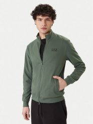 EA7 Emporio Armani Bluza 8NPM31 PJVRZ U7260 Zielony Regular Fit. Zielone bluzy rozpinane męskie EA7 Emporio Armani, m, bez wzorów, z bawełny, bez ramiączek, bez kaptura. Za 459.99 zł.