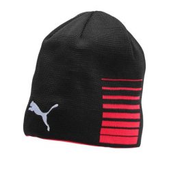 Czapka Dwustronna Liga. Czarne czapki męskie Puma, bez wzorów, sportowe. Za 107.99 zł.