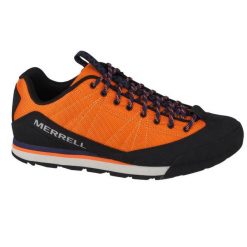 Buty trekkingowe męskie, Merrell Catalyst Storm. Brązowe buty trekkingowe męskie Merrell, bez wzorów, z syntetyku, bez zapięcia, trekkingowe. Za 399.99 zł.