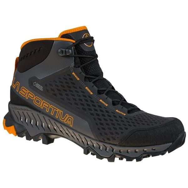 Buty turystyczne męskie La Sportiva Stream GTX. Szare buty trekkingowe męskie La Sportiva, bez wzorów, bez zapięcia, trekkingowe. Za 923.99 zł.