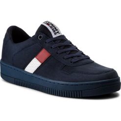 Sneakersy TOMMY JEANS - Tj Nubuck Basket Sneaker EM0EM00085 Ink 006. Buty sportowe na co dzień męskie marki Tommy Jeans. W wyprzedaży za 379.00 zł.