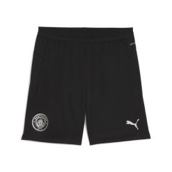 Męskie szorty treningowe Manchester City PUMA Black Silver Metallic. Czarne szorty sportowe męskie Puma, bez wzorów, sportowe. Za 199.00 zł.