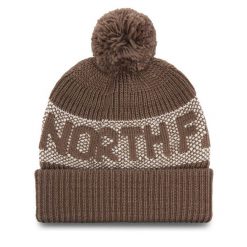 Czapka The North Face. Brązowe czapki męskie The North Face, na zimę, bez wzorów, retro. Za 169.99 zł.