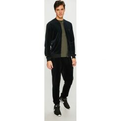Emporio Armani - Bluza. Czarne bluzy rozpinane męskie Emporio Armani, z bawełny. Za 549.90 zł.