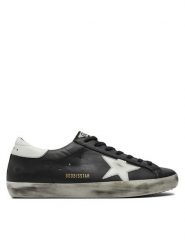 Golden Goose Sneakersy Super-Star Classic With List GMF00101.F000321.80203 Czarny. Czarne buty sportowe na co dzień męskie GOLDEN GOOSE, m, bez wzorów, ze skóry, retro, bez ramiączek, bez kaptura. Za 2,139.00 zł.