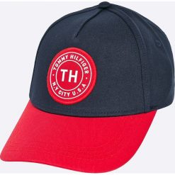 Tommy Hilfiger - Czapka. Szare czapki męskie Tommy Hilfiger, z bawełny. W wyprzedaży za 139.90 zł.