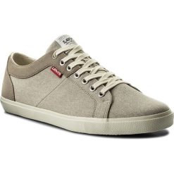 Tenisówki LEVI'S - 225826-891-23 Beige. Brązowe trampki męskie Levi's, z gumy, eleganckie. W wyprzedaży za 179.00 zł.