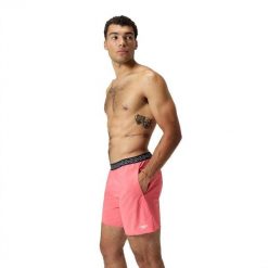 Spodenki szorty męskie kąpielowe Speedo Hyperboom. Czerwone kąpielówki męskie SPEEDO, l, bez wzorów. Za 263.65 zł.