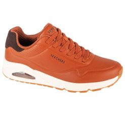 Buty sportowe Sneakersy męskie, Uno - Tailored Air. Brązowe buty sportowe na co dzień męskie Skechers, m, bez wzorów, sportowe, bez ramiączek, bez kaptura, trekkingowe. Za 349.99 zł.