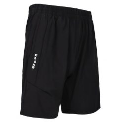 Spodenki fitness cardio KEEZA Sprint. Czarne szorty sportowe męskie KEEZA, bez wzorów, sportowe. Za 49.99 zł.
