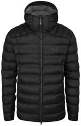Kurtka electron pro-black-s RAB. Czarne kurtki męskie Polar, m, bez wzorów, bez ramiączek, bez kaptura. Za 1,240.22 zł.