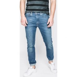 Levi's - Jeansy 510. Brązowe jeansy męskie Levi's, z aplikacjami, z bawełny. W wyprzedaży za 349.90 zł.