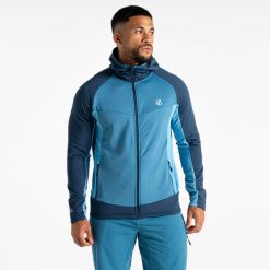 Bluza turystyczna męska Assimilate Core Stretch. Niebieskie bluzy nierozpinane męskie Dare 2B, m, bez wzorów, sportowe, bez ramiączek, bez kaptura. W wyprzedaży za 246.80 zł.