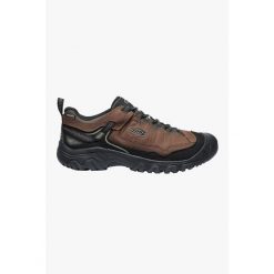 Buty trekkingowe męskie KEEN Targhee IV WP. Brązowe buty trekkingowe męskie Keen, bez wzorów, bez zapięcia. Za 539.99 zł.