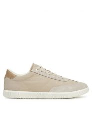 Calvin Klein Sneakersy Low Top Lace Up Cv Mix HM0HM01724 Beżowy. Brązowe buty sportowe na co dzień męskie Calvin Klein, m, bez wzorów, z materiału, bez ramiączek, bez kaptura. Za 279.99 zł.