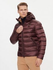 Blauer Kurtka puchowa 23WBLUC03075 Brązowy Regular Fit. Brązowe kurtki męskie Blauer, m, bez wzorów, z puchu, bez ramiączek, bez kaptura. Za 2,089.00 zł.