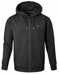 Wygodna Bluza Bawełniana - Pako Jeans - Czarna z Kapturem. Czarne bluzy rozpinane męskie Pako Jeans, l, bez wzorów, z bawełny, klasyczne, bez ramiączek, z kapturem. Za 189.00 zł.