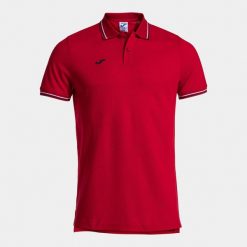 Polo Joma Confort Classic. Czerwone koszulki polo męskie Joma, m, bez wzorów, bez kołnierzyka, bez ramiączek. Za 140.40 zł.