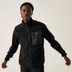Polar turystyczny męski Frankie Full Zip. Brązowe bluzy z polaru męskie Regatta, m, bez wzorów, z polaru, sportowe, bez ramiączek, bez kaptura. W wyprzedaży za 169.99 zł.