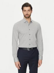 Michael Kors Koszula MD0MD91392 Szary Slim Fit. Szare koszule męskie Michael Kors, m, bez wzorów, z bawełny, bez kołnierzyka, bez ramiączek. Za 309.99 zł.