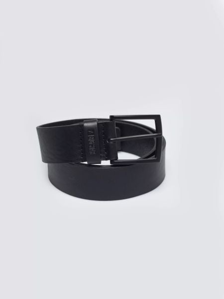 Pasek męski skórzany czarny Kiris 906. Czarne paski męskie Big Star, bez wzorów, z lakierowanej skóry, eleganckie. Za 159.99 zł.