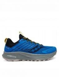 Buty do biegania męskie Saucony Ride TR 2 - skydiver/black. Czarne buty do biegania męskie Saucony, bez wzorów, bez zapięcia, do biegania. Za 712.54 zł.