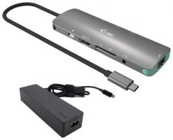 I-tec USB-C Metal Nano Docking Station 1x HDMI 4K LAN Audio Czytnik kart Power Delivery 100 W + Charger 100W. Stacje dokujące I-TEC. Za 369.00 zł.