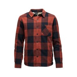 Koszula flanelowa z podszewką Black Diamond Project. Czerwone koszule męskie Black Diamond, m, bez wzorów, bez kołnierzyka, bez ramiączek. Za 595.75 zł.