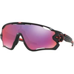 Okulary przeciwsłoneczne Oakley Jawbreaker™ Prizm Road. Czarne okulary przeciwsłoneczne męskie Oakley, bez wzorów, sportowe. W wyprzedaży za 814.65 zł.