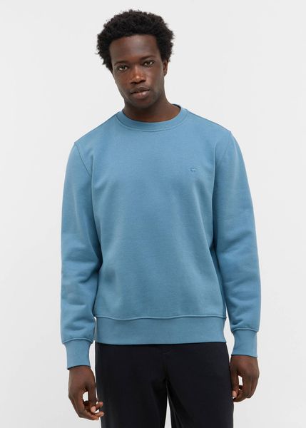 Męska bluza nierozpinana Mustang Style Clio Bluestone 1016963 5180. Bluzy nierozpinane męskie Mustang, m, bez wzorów, bez ramiączek, bez kaptura. Za 169.99 zł.