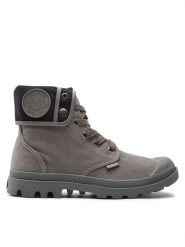 Palladium Trapery Baggy 02353-029-M Szary. Szare buty zimowe męskie Palladium, bez wzorów, z materiału, bez obcasa, bez zapięcia. Za 439.99 zł.
