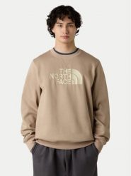 The North Face Bluza Drew Peak NF0A89EK Beżowy Regular Fit. Brązowe bluzy nierozpinane męskie The North Face, m, bez wzorów, z bawełny, bez ramiączek, bez kaptura. Za 269.99 zł.