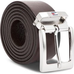 Pasek Męski TOMMY HILFIGER - Adjustable Belt 3.5 AM0AM04065 85 261. Brązowe paski męskie Tommy Hilfiger, w paski, ze skóry. Za 229.00 zł.