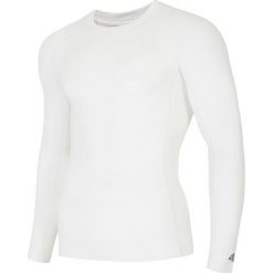 Longsleeve baselayer 4FPro TSMLF401 - biały allover. Białe bielizna termoaktywna męska 4f, m, bez wzorów, z jersey, bez ramiączek. W wyprzedaży za 69.99 zł.