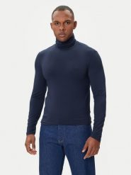 Emporio Armani Underwear Golf EM000388 AF14988 UB102 Granatowy Slim Fit. Niebieskie kardigany męskie Emporio Armani Underwear, l, bez wzorów, bez ramiączek. Za 319.99 zł.