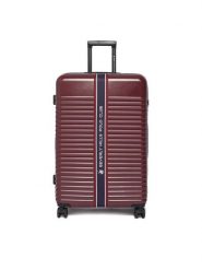 Beverly Hills Polo Club Walizka duża CEO-BHPC-L-007-08-BURGUNDY Bordowy. Czerwone walizki męskie Beverly Hills Polo Club, bez wzorów, z tworzywa sztucznego, duże. Za 399.99 zł.