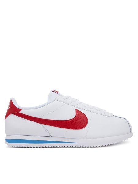 Nike Sneakersy Cortez DM4044 108 Biały. Białe buty sportowe na co dzień męskie Nike, m, bez wzorów, ze skóry, bez ramiączek, bez kaptura. Za 389.99 zł.