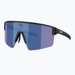 Okulary przeciwsłoneczne Bliz P004 e. Czarne okulary przeciwsłoneczne męskie Bliz, bez wzorów, sportowe. Za 319.99 zł.