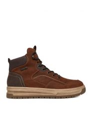 Rieker Sneakersy CEO-38554-22 Brązowy. Brązowe buty sportowe na co dzień męskie Rieker, m, bez wzorów, z nubiku, bez ramiączek, bez kaptura. Za 419.99 zł.