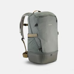 Plecak turystyczny Quechua Arpenaz NH500 30 litrów Ice Compartment. Szare plecaki męskie QUECHUA, bez wzorów. Za 199.99 zł.